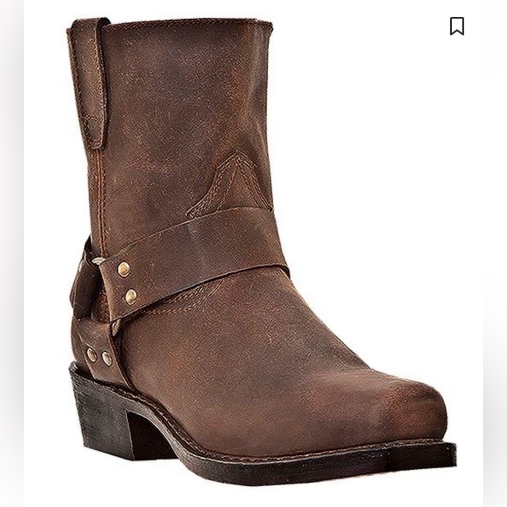 Dingo Men’s Brown Rev Up Gaucho Boots Size 13 EW, Full Grain Leather Upper